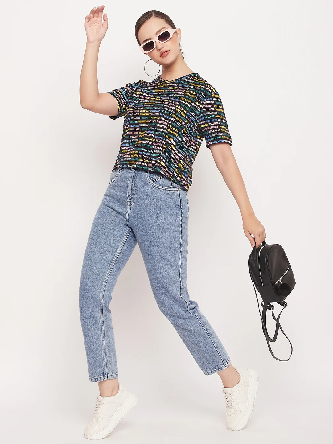 Madame Regular Fit Round Neck Printed T-shirt - Image 2