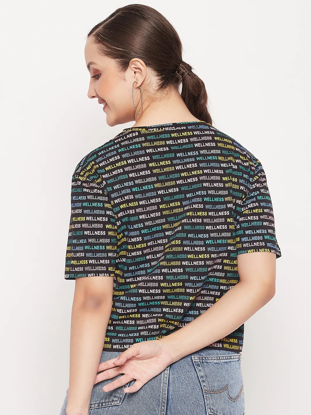 Madame Regular Fit Round Neck Printed T-shirt - Image 6