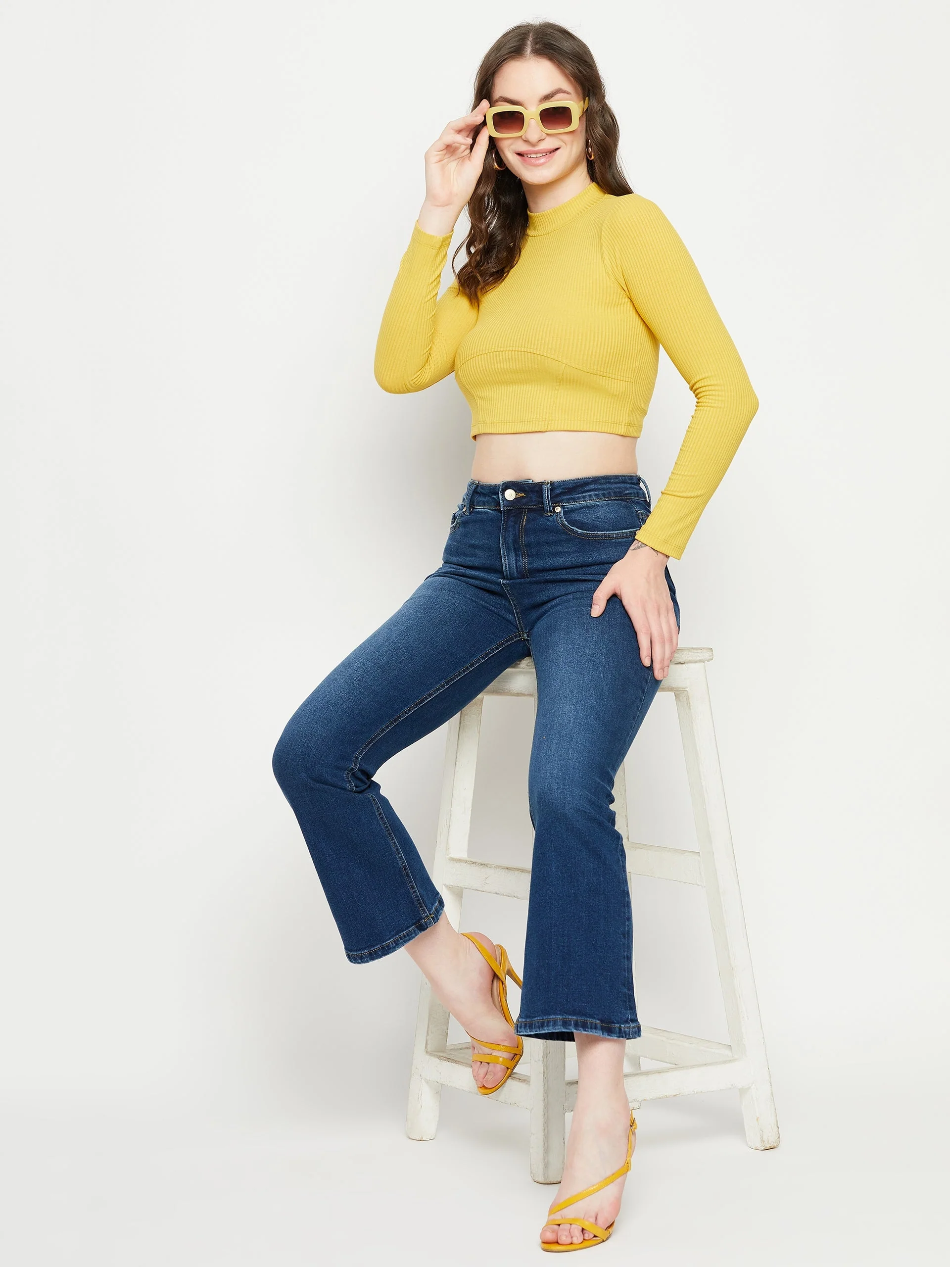 Madame Dark Blue Denim Jeans
