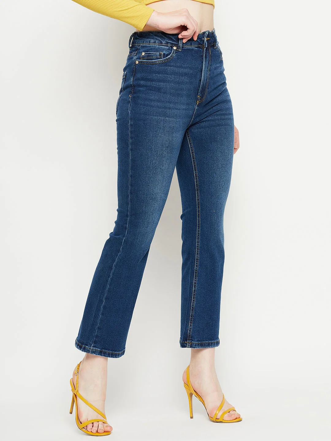 Madame Dark Blue Denim Jeans - Image 3