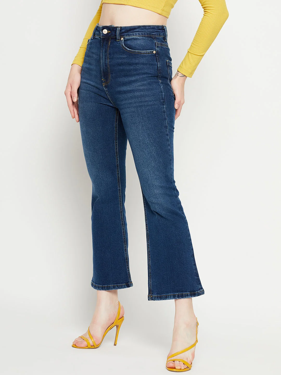 Madame Dark Blue Denim Jeans - Image 4