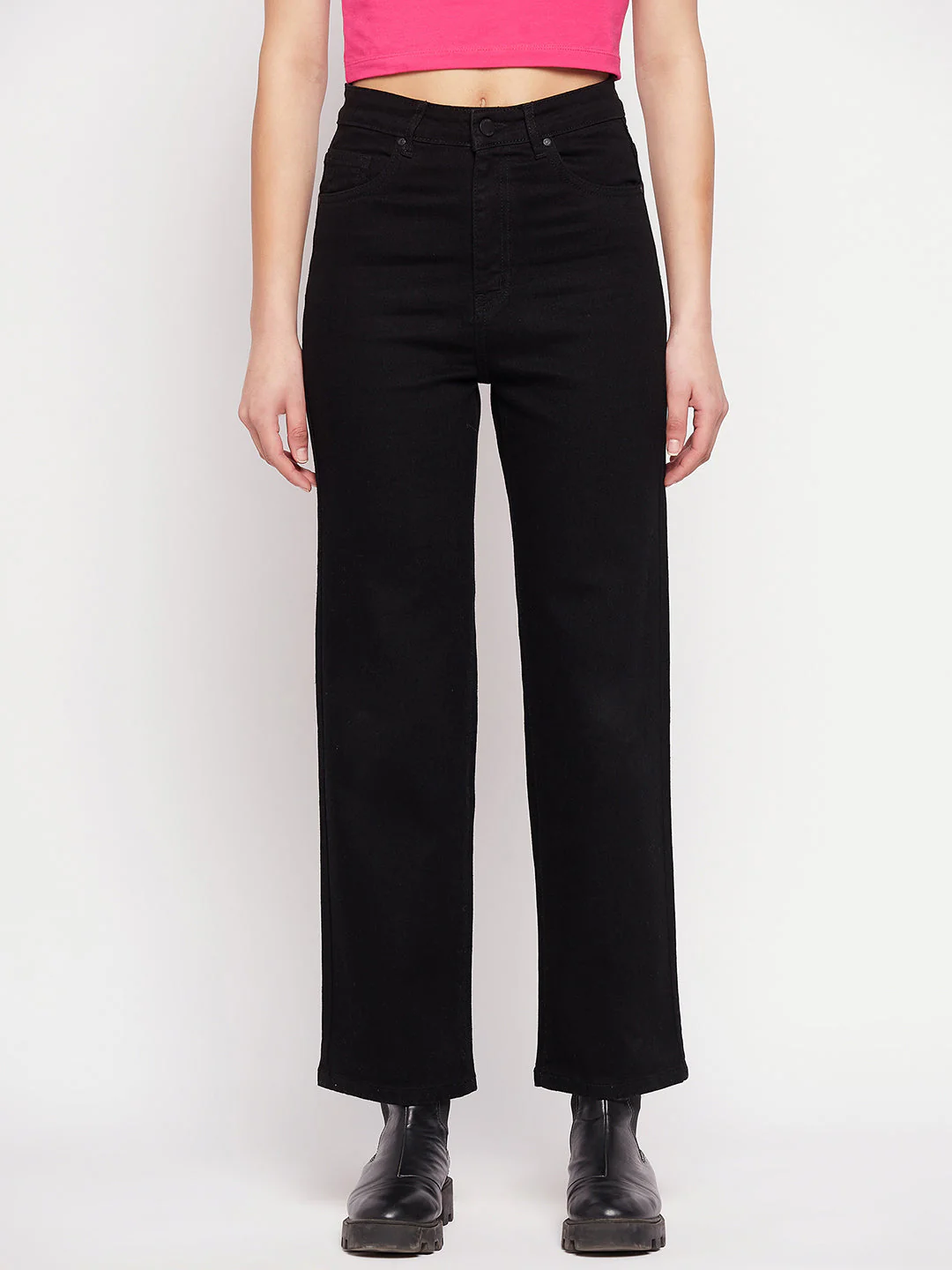 Madame Women Black Denim - Image 4