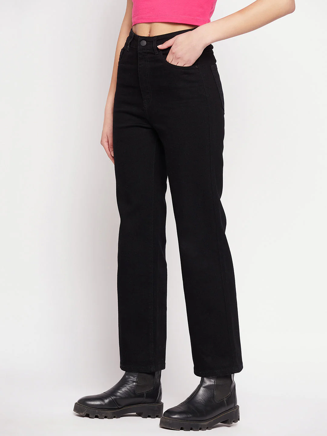 Madame Women Black Denim - Image 5