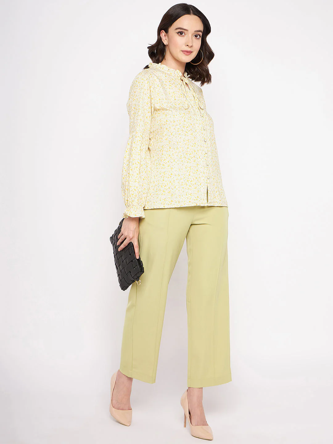 Madame Lime Green Trouser - Image 5