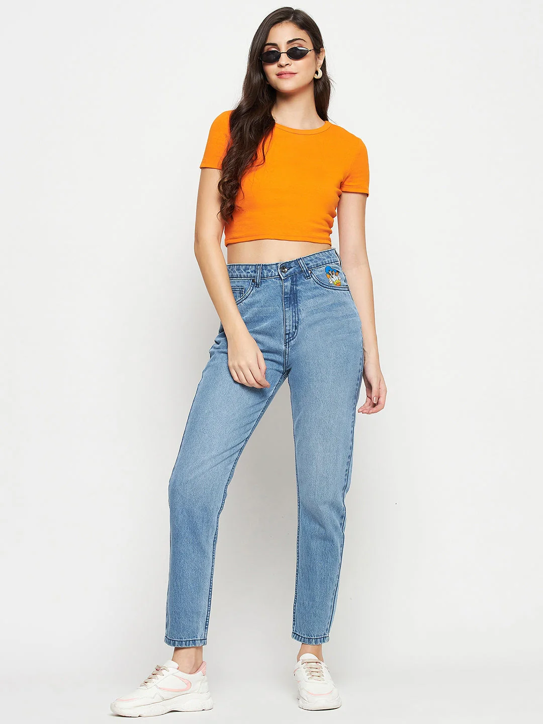 Madame Disney Print Blue Denim - Image 2
