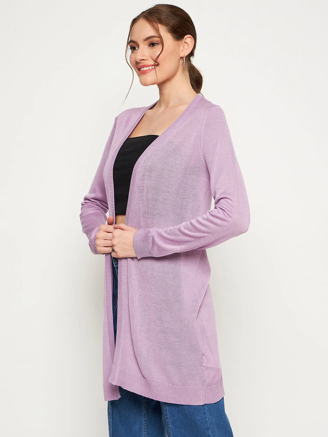 Madame Lilac Knitted Shrug - Image 2
