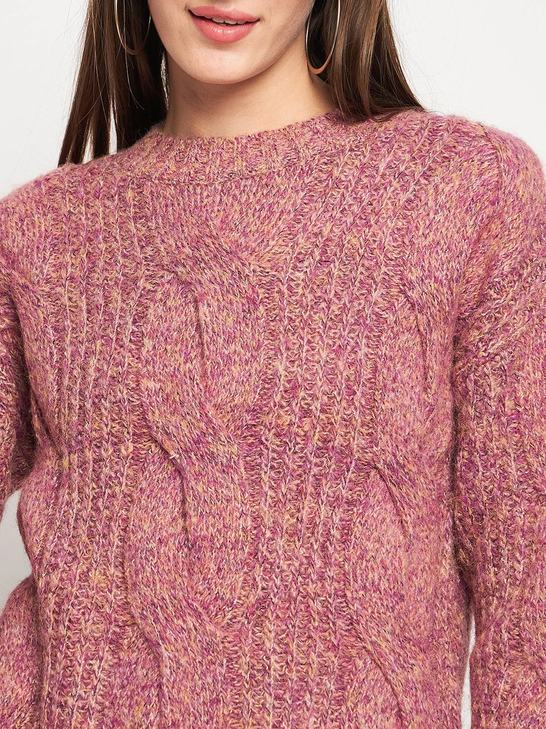 Madame Pink Knit Pullover - Image 3