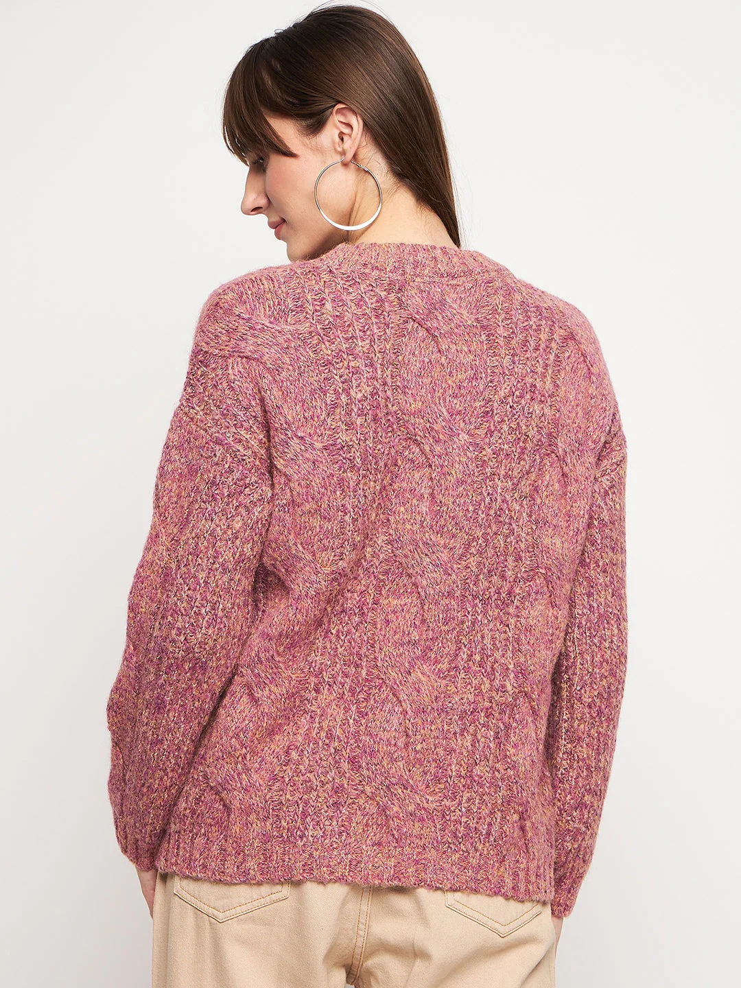 Madame Pink Knit Pullover - Image 4