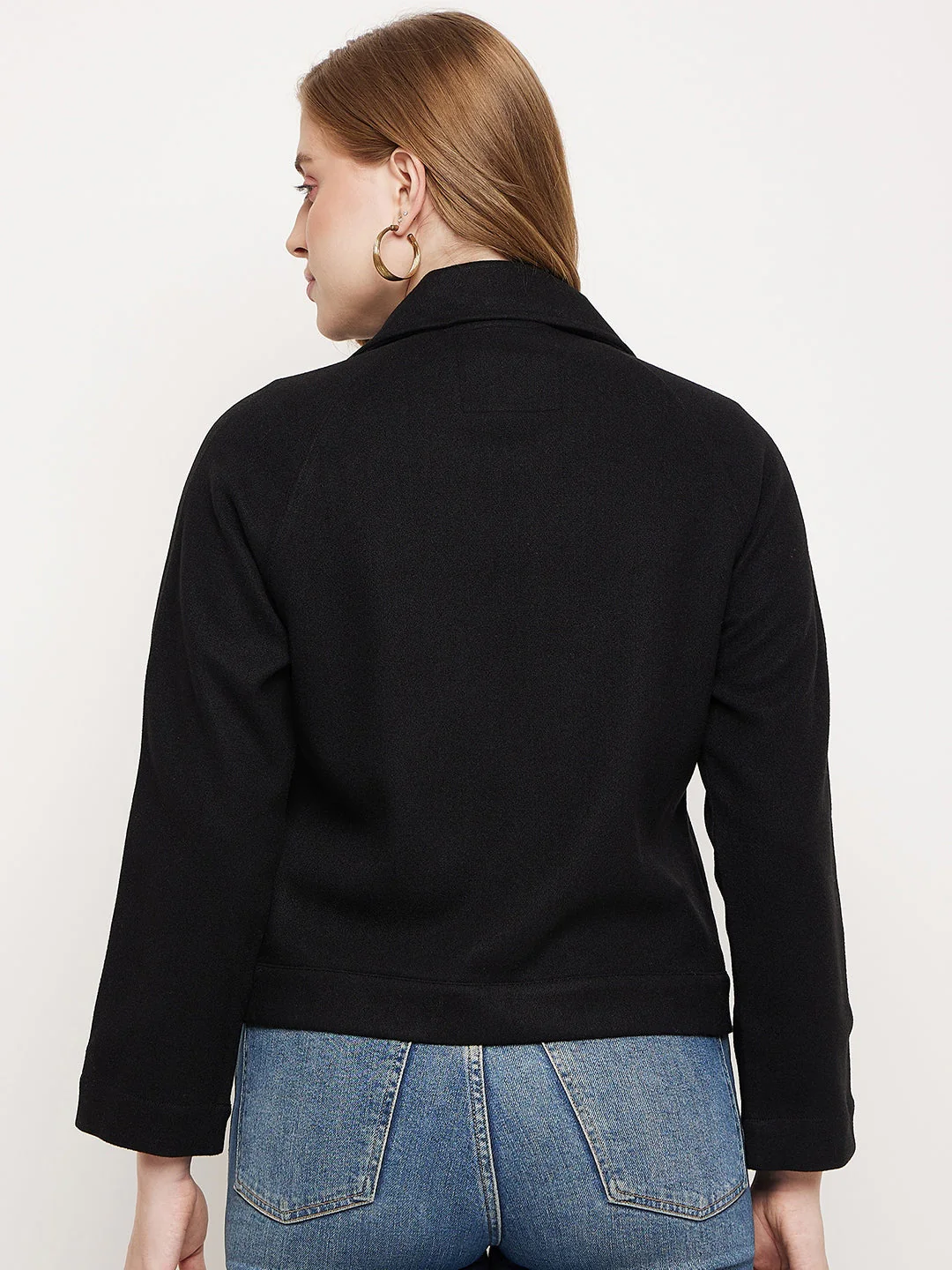 Madame Black Front Pocket Shacket - Image 3