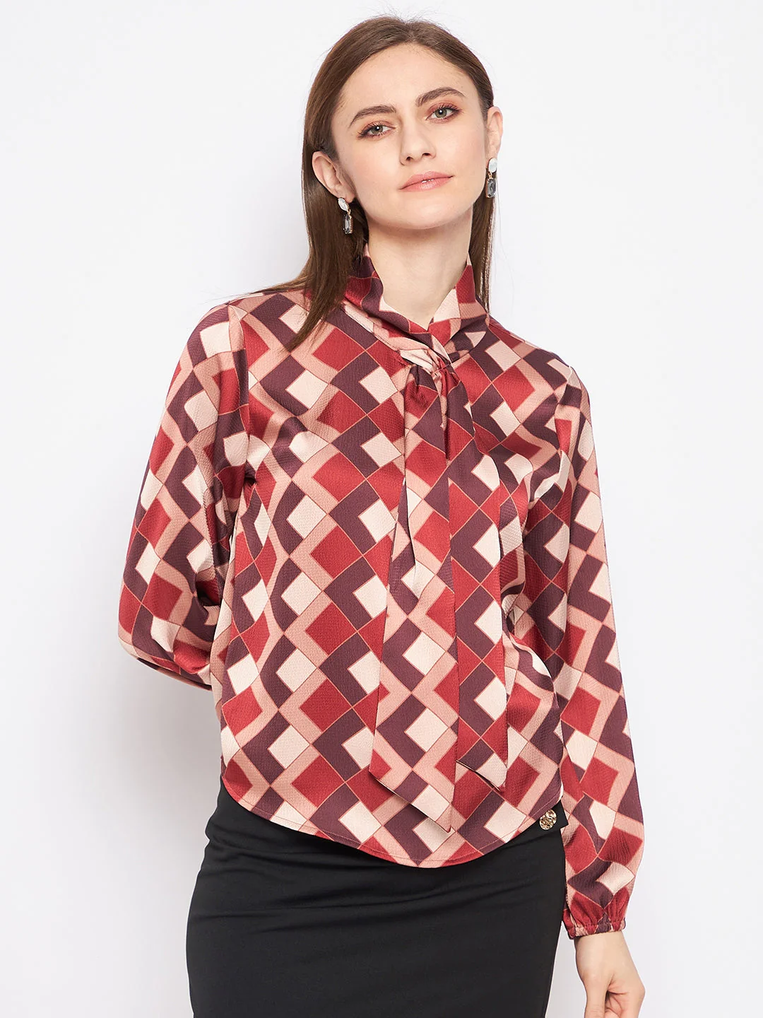 Madame Peach Cut-Out Top