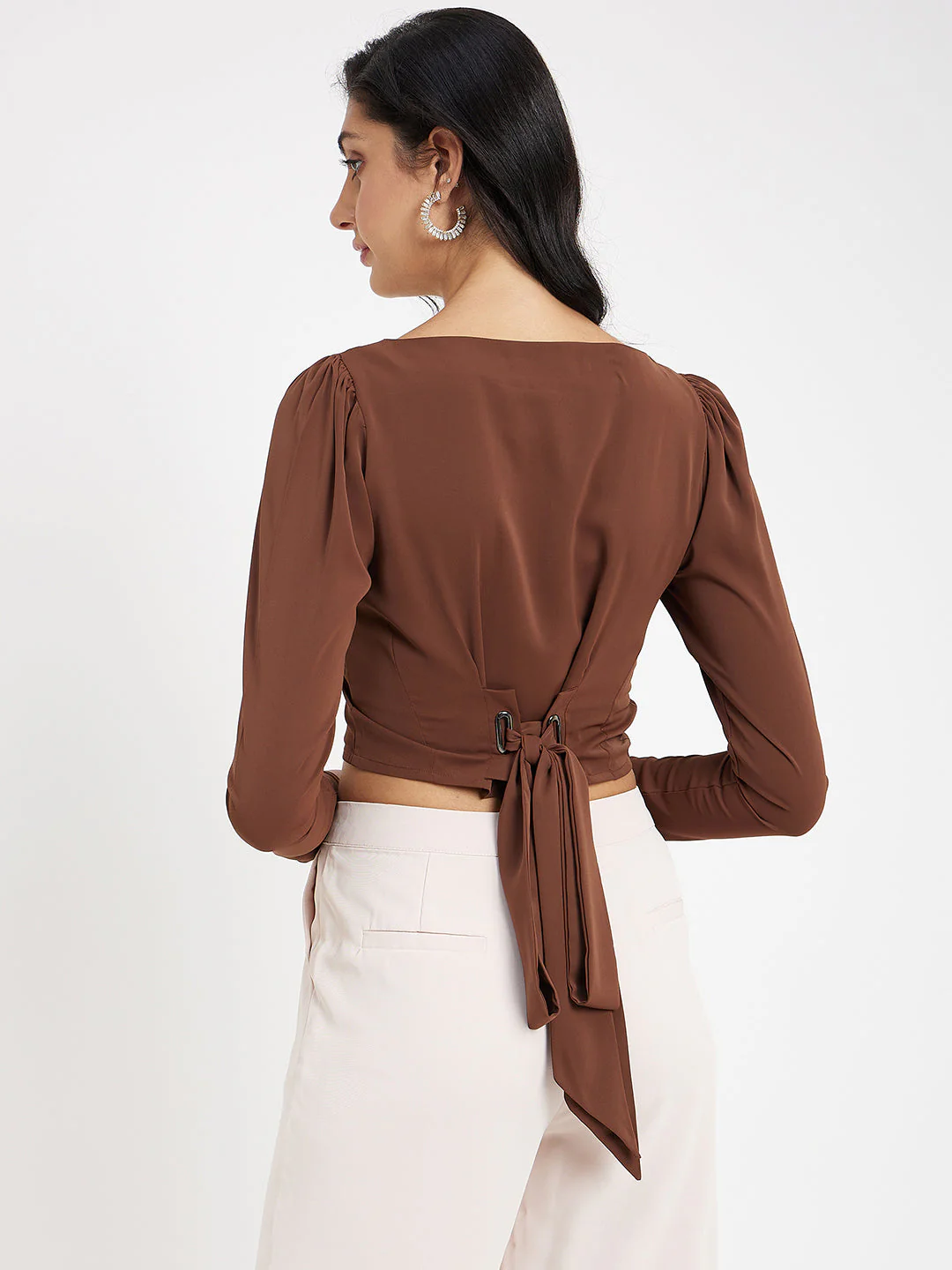 Madame Chocolate Crop Top - Image 3