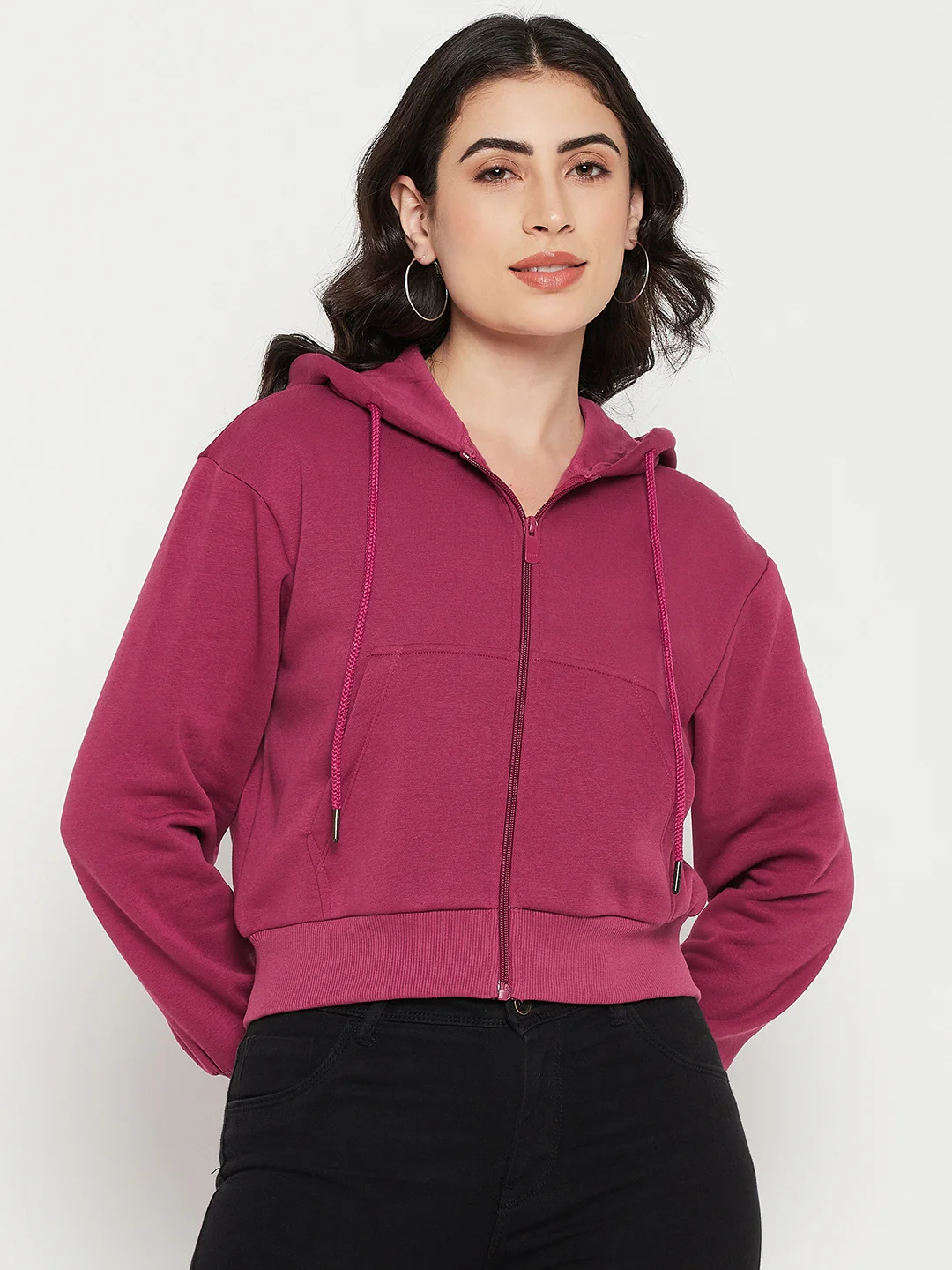 Madame Plum Hood Neck Sweatshirt