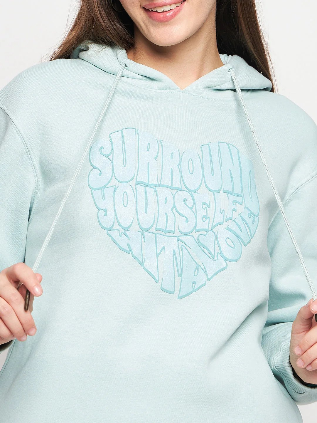 Madame Mint Graphic Hood Neck Sweatshirt - Image 3