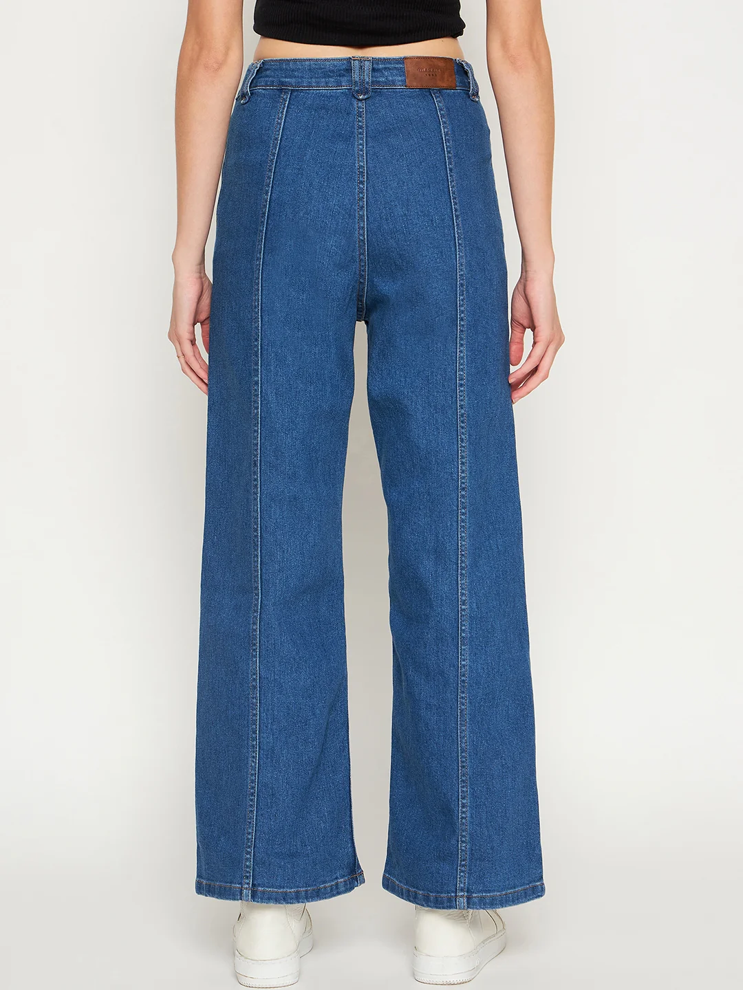 Madame Midblue Wide Leg Denim - Image 5