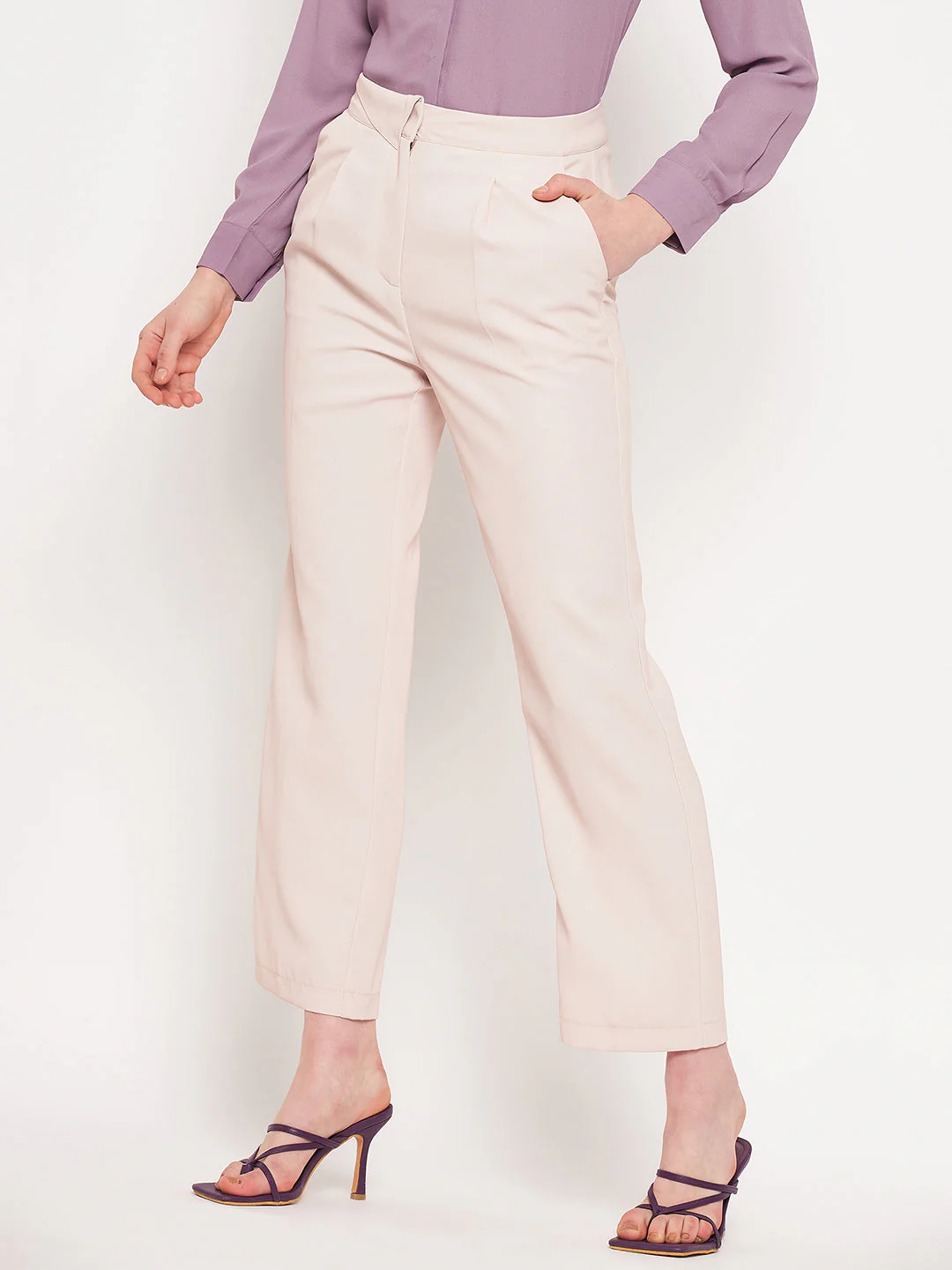 Madame Beige Trouser - Image 3
