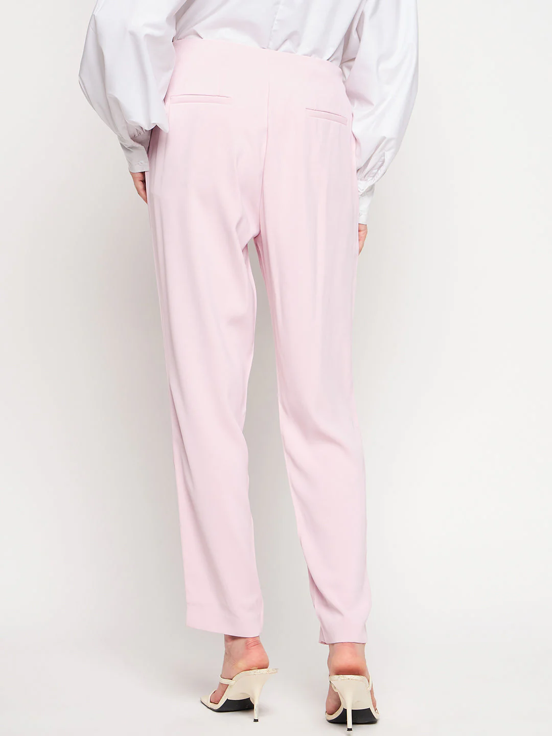 Madame Pink Tapered Trousers - Image 4