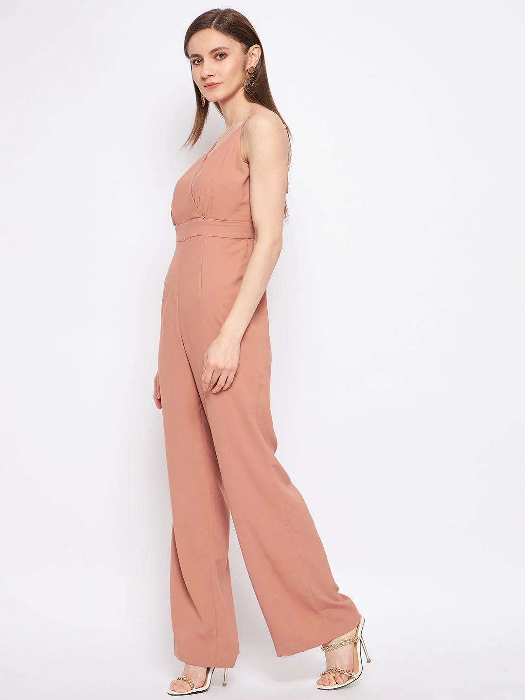 Madame Camel Regular Fit Casual Jumpsuit - Image 4