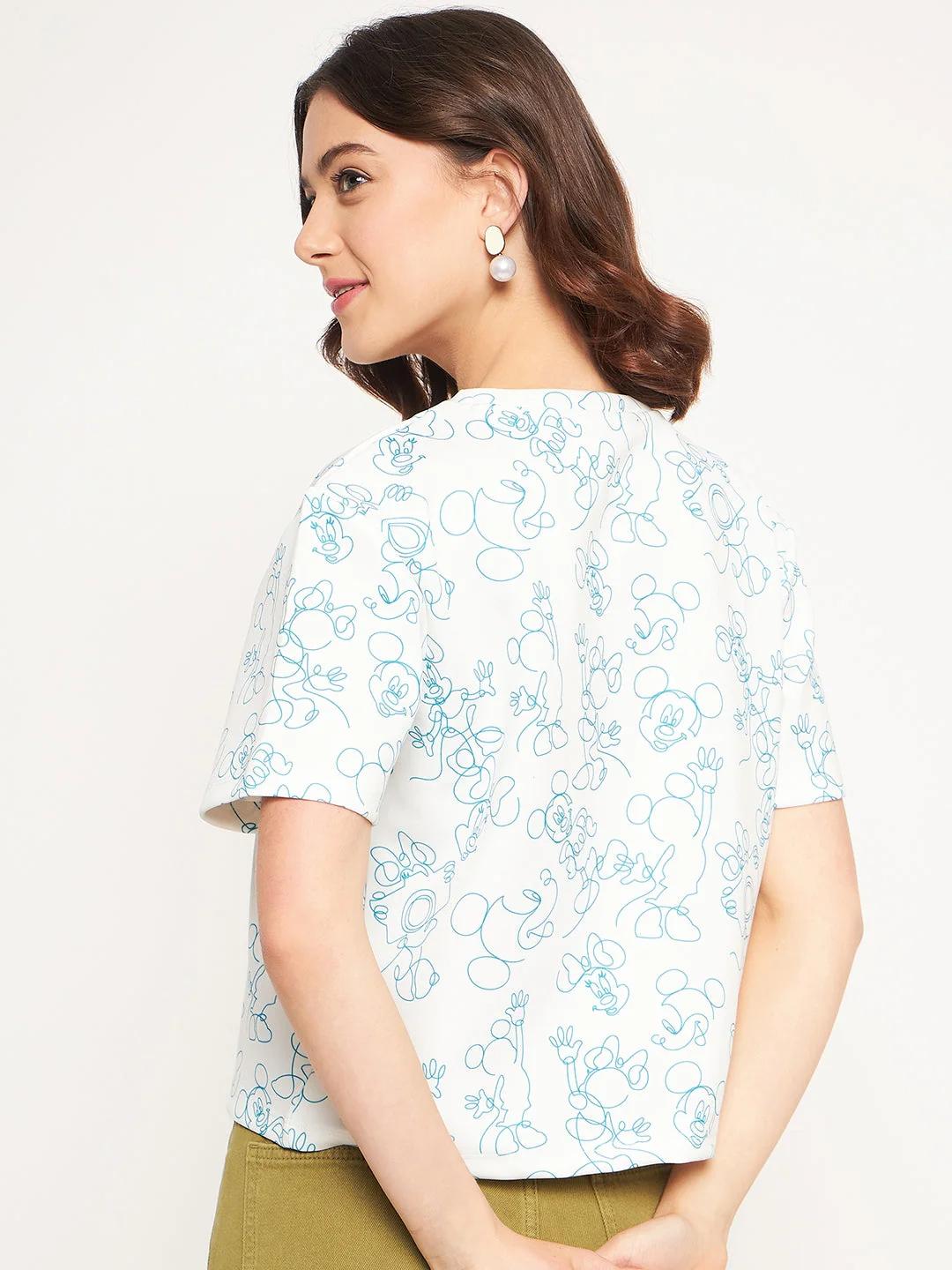 Madame White Disney Print Top - Image 3
