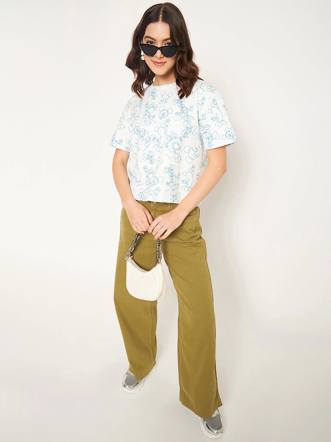 Madame White Disney Print Top - Image 4