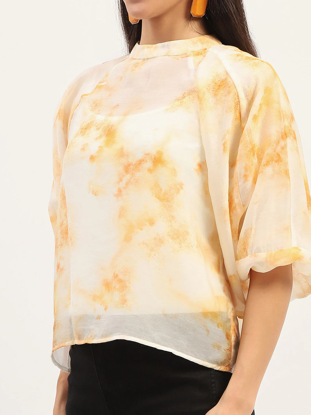 Madame Tie Dye Ivory Top - Image 2