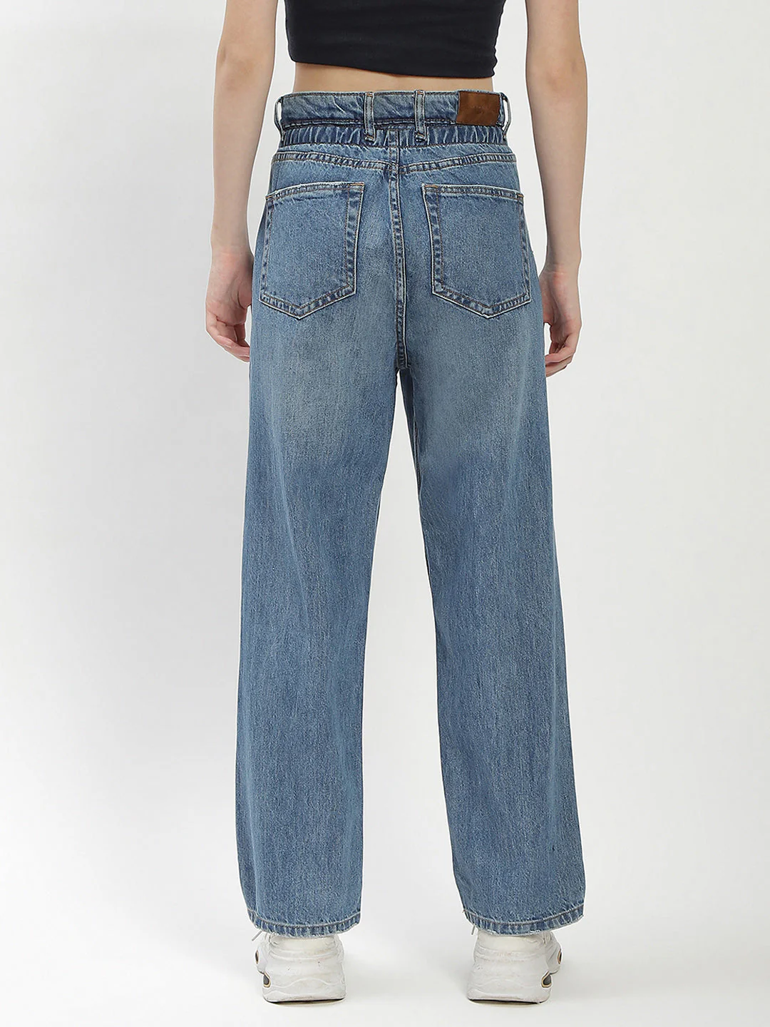 Madame Blue Straight Fit Jeans - Image 5