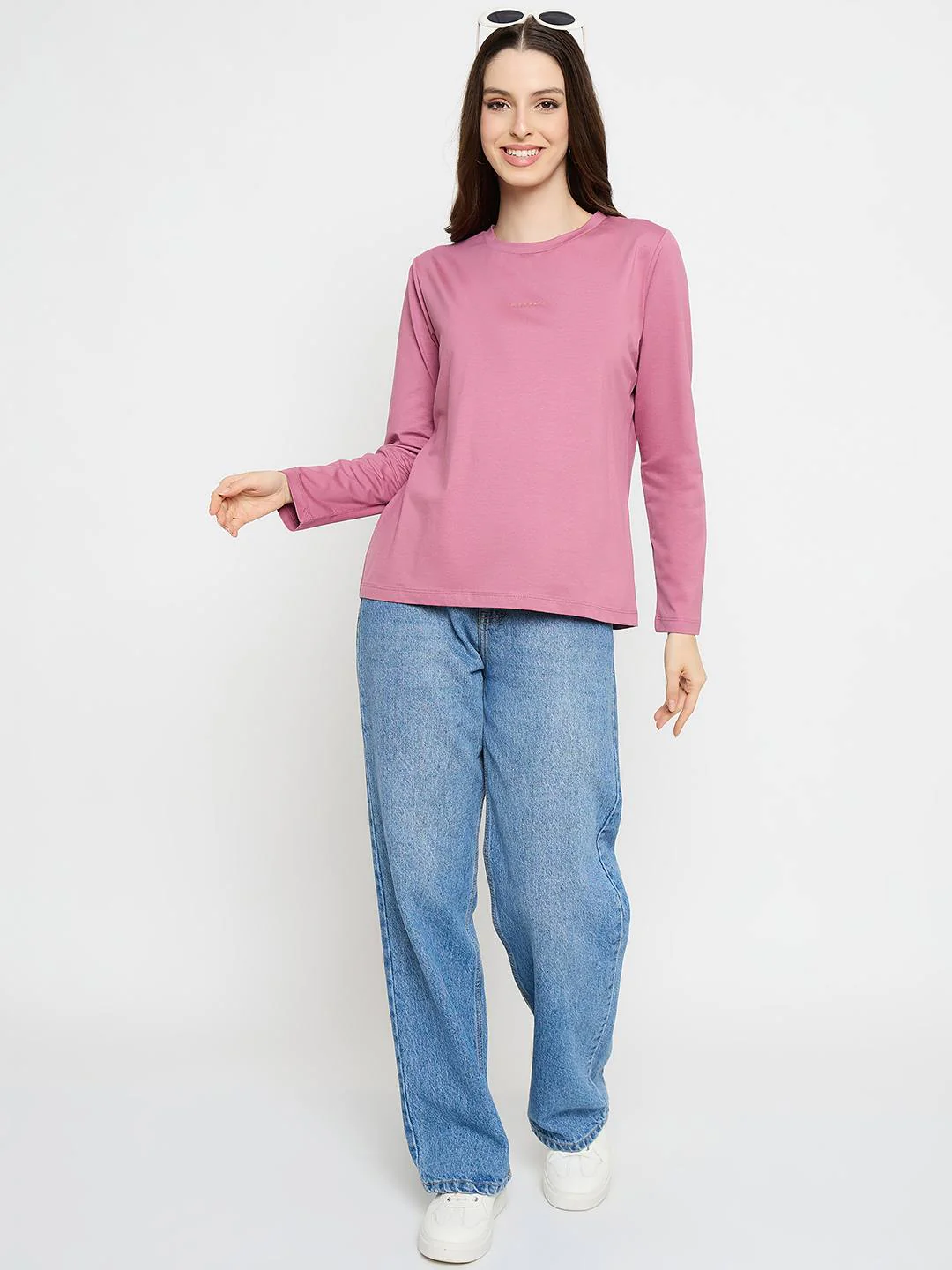 Madame Lilac Cotton Blend Top - Image 2