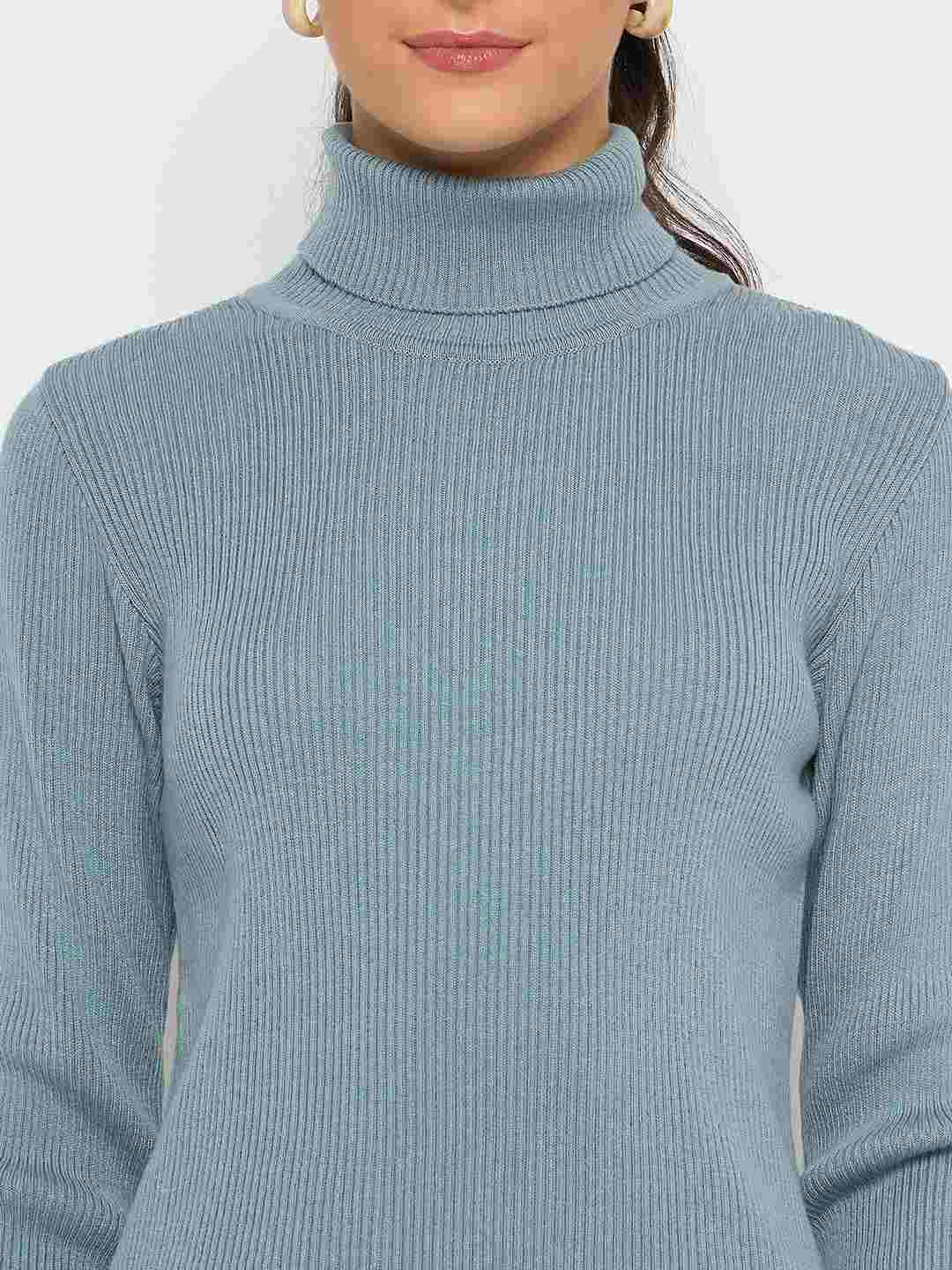 Madame High Neck Sky Blue Skeeve - Image 7