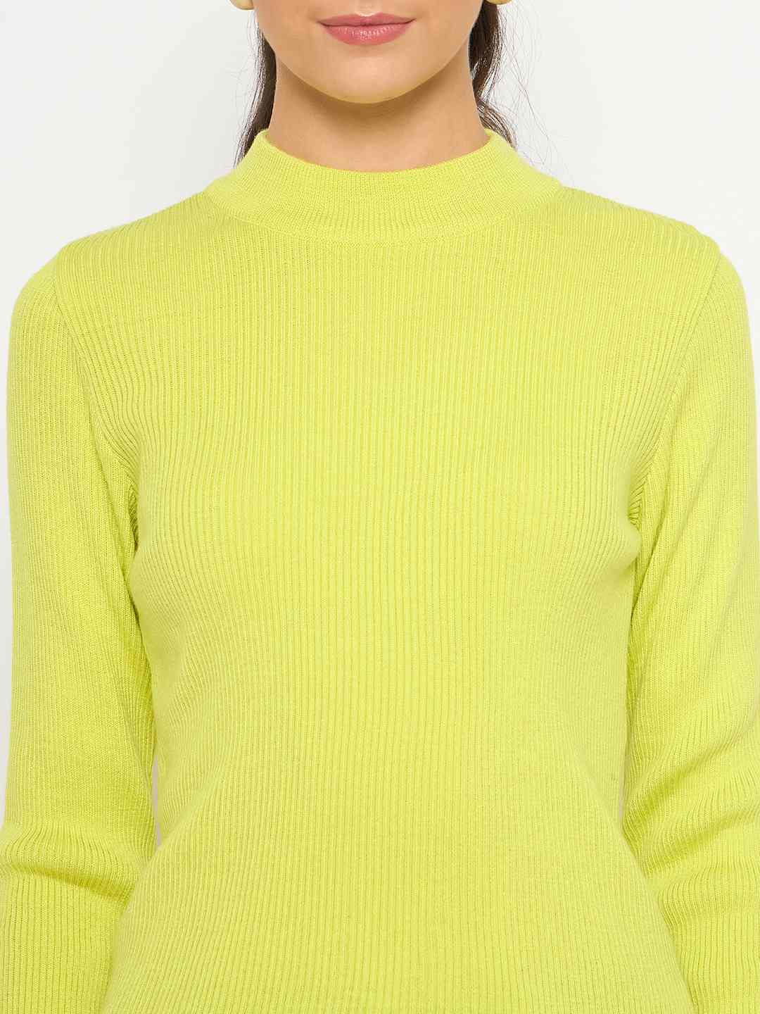 Madame Mock Neck Lemon Yellow Skeeve - Image 7