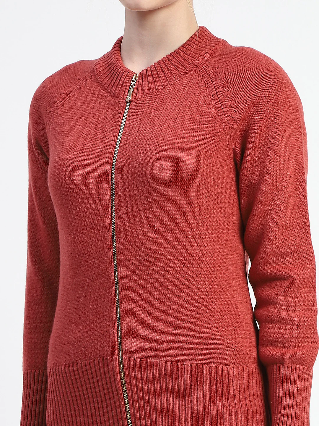 Madame Blush Full-Zip Knit Sweater - Image 6