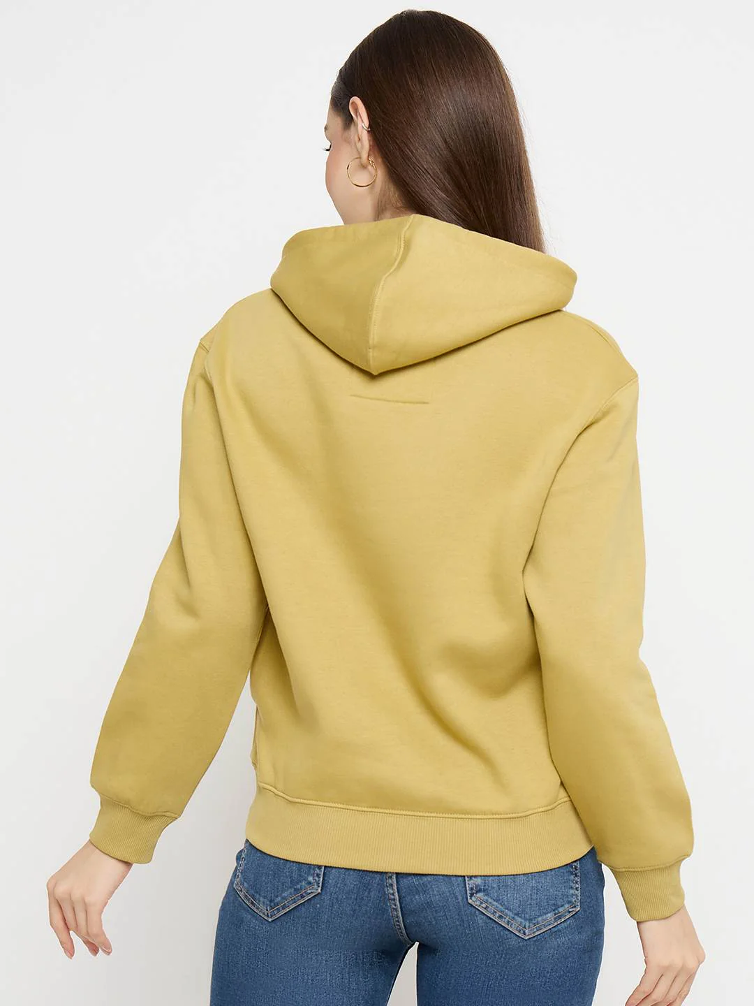 Madame Graphic Print Yellow Cotton Blend Sweatshirt - Image 6