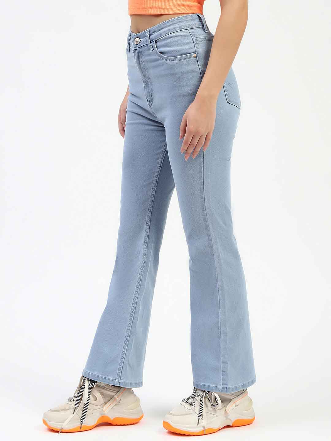 Madame Light Blue Flared Jeans - Image 4