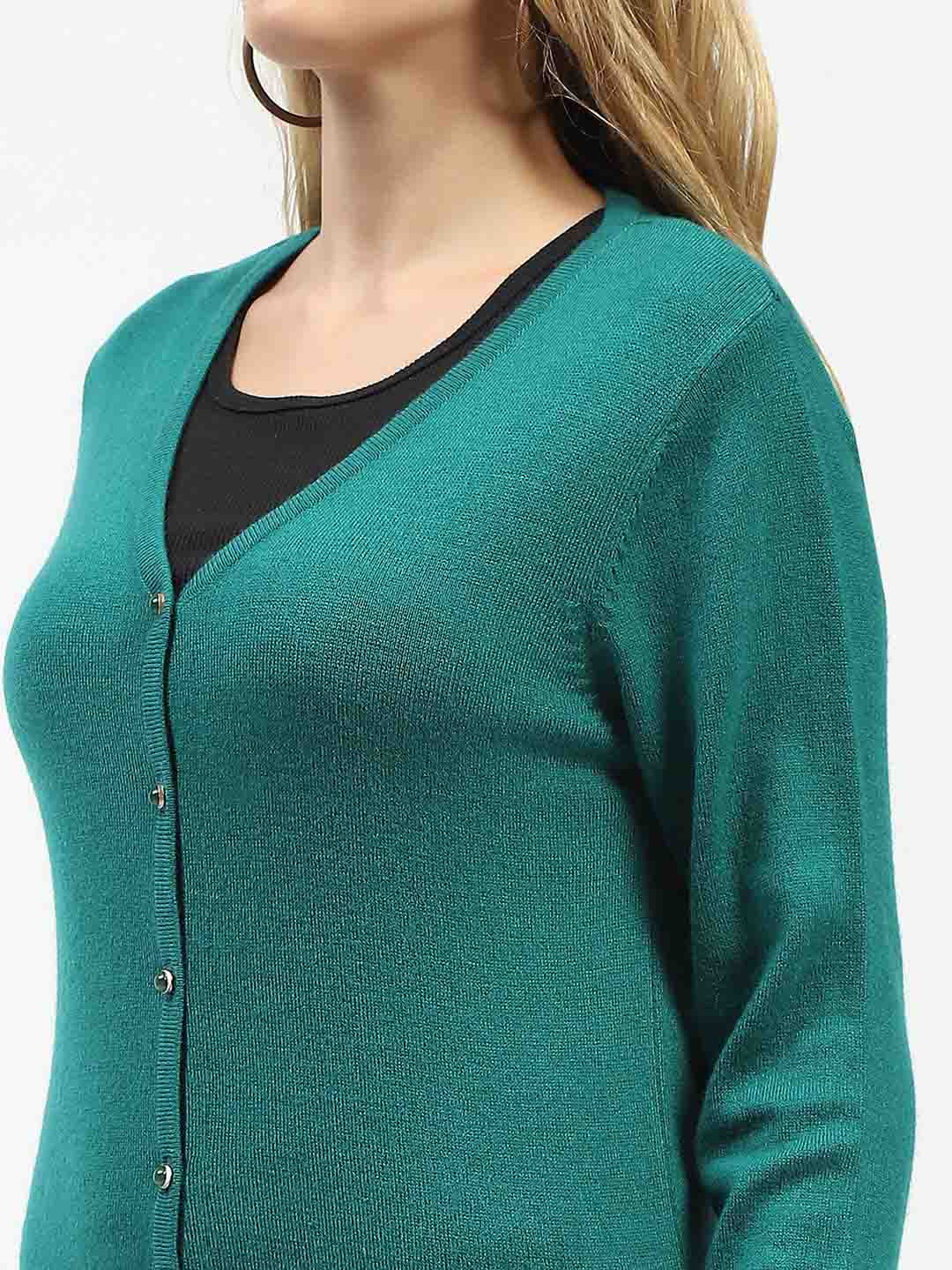 Madame Emerald Green Button-Up Cardigan - Image 6