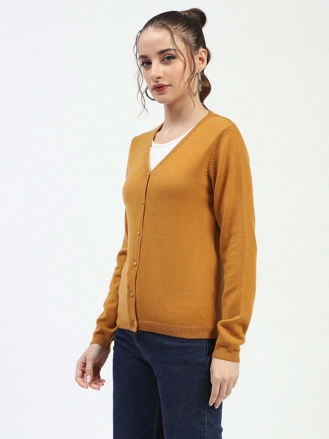 Madame Mustard Button-Up Cardigan - Image 4