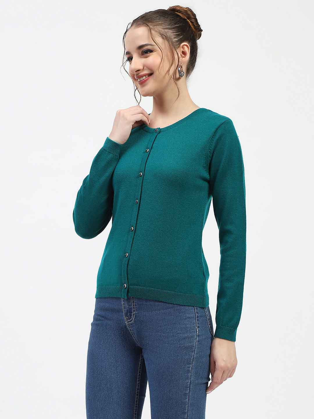 Madame Peacock Button-Up Cardigan - Image 5