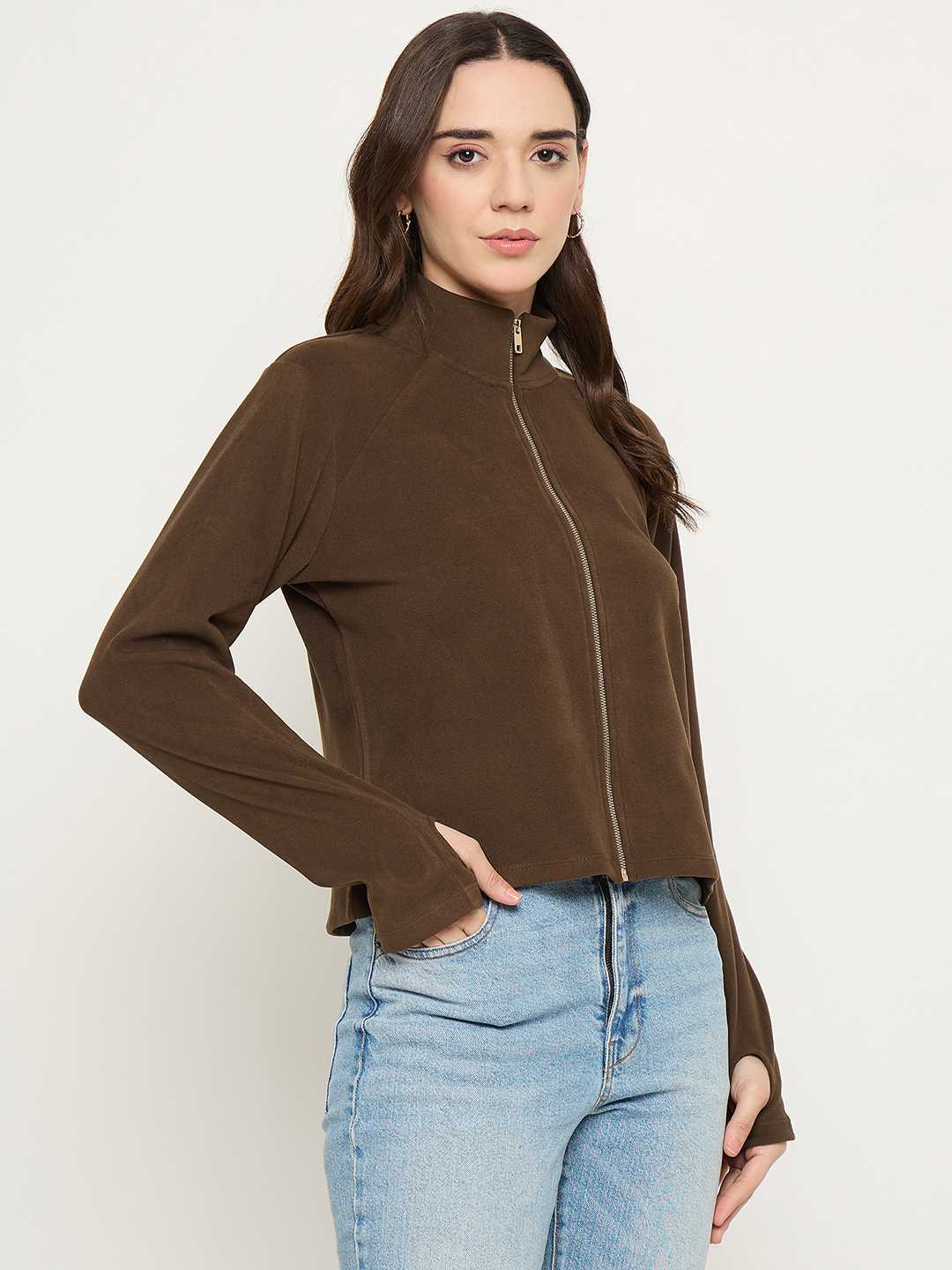 Madame Brown High Neck Top - Image 4
