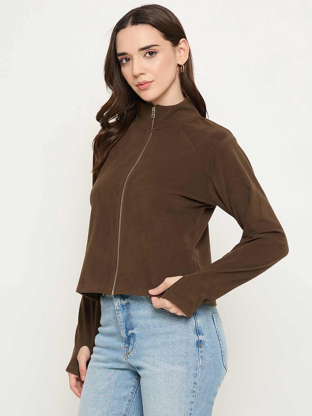 Madame Brown High Neck Top - Image 5
