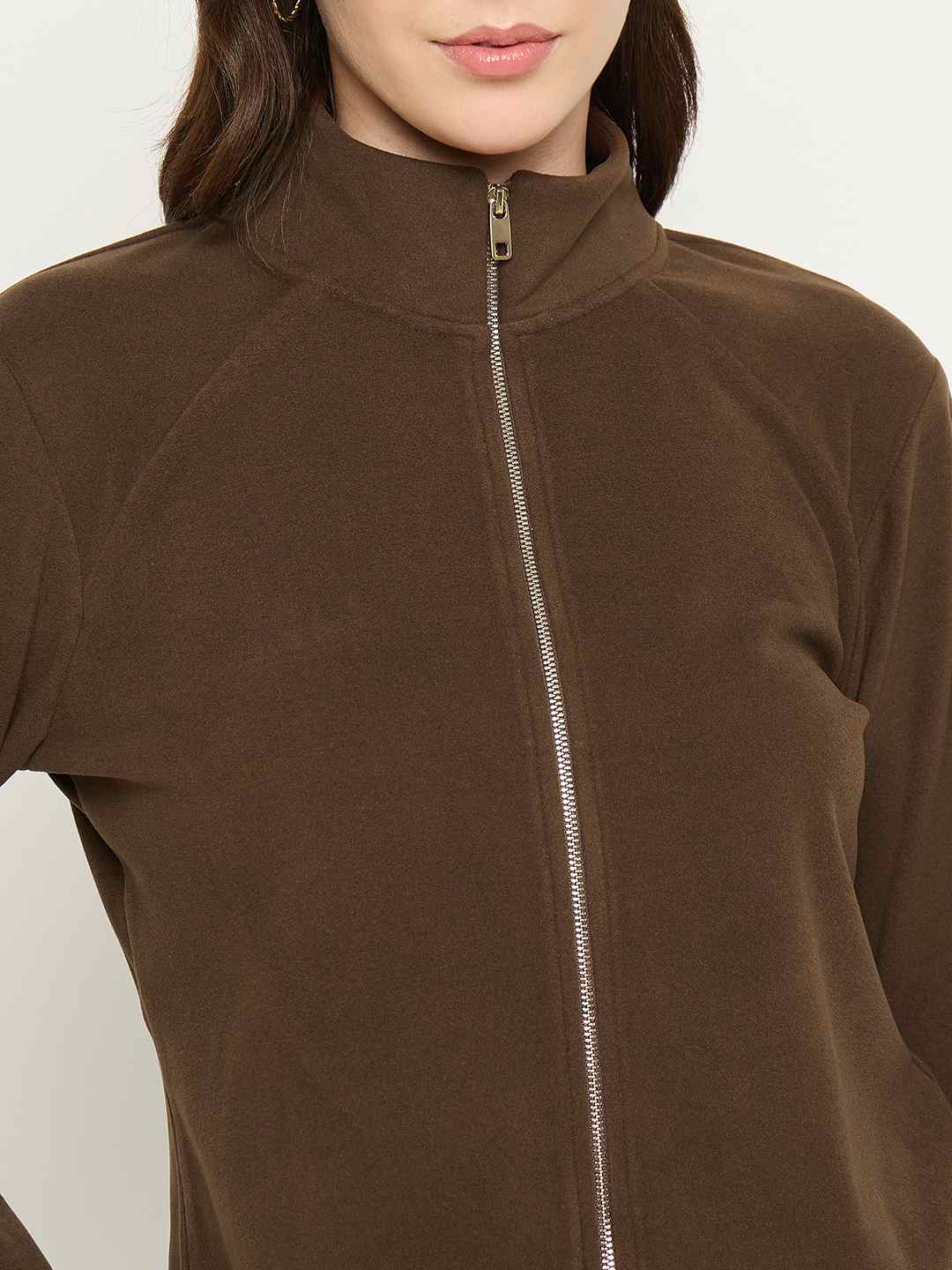 Madame Brown High Neck Top - Image 7