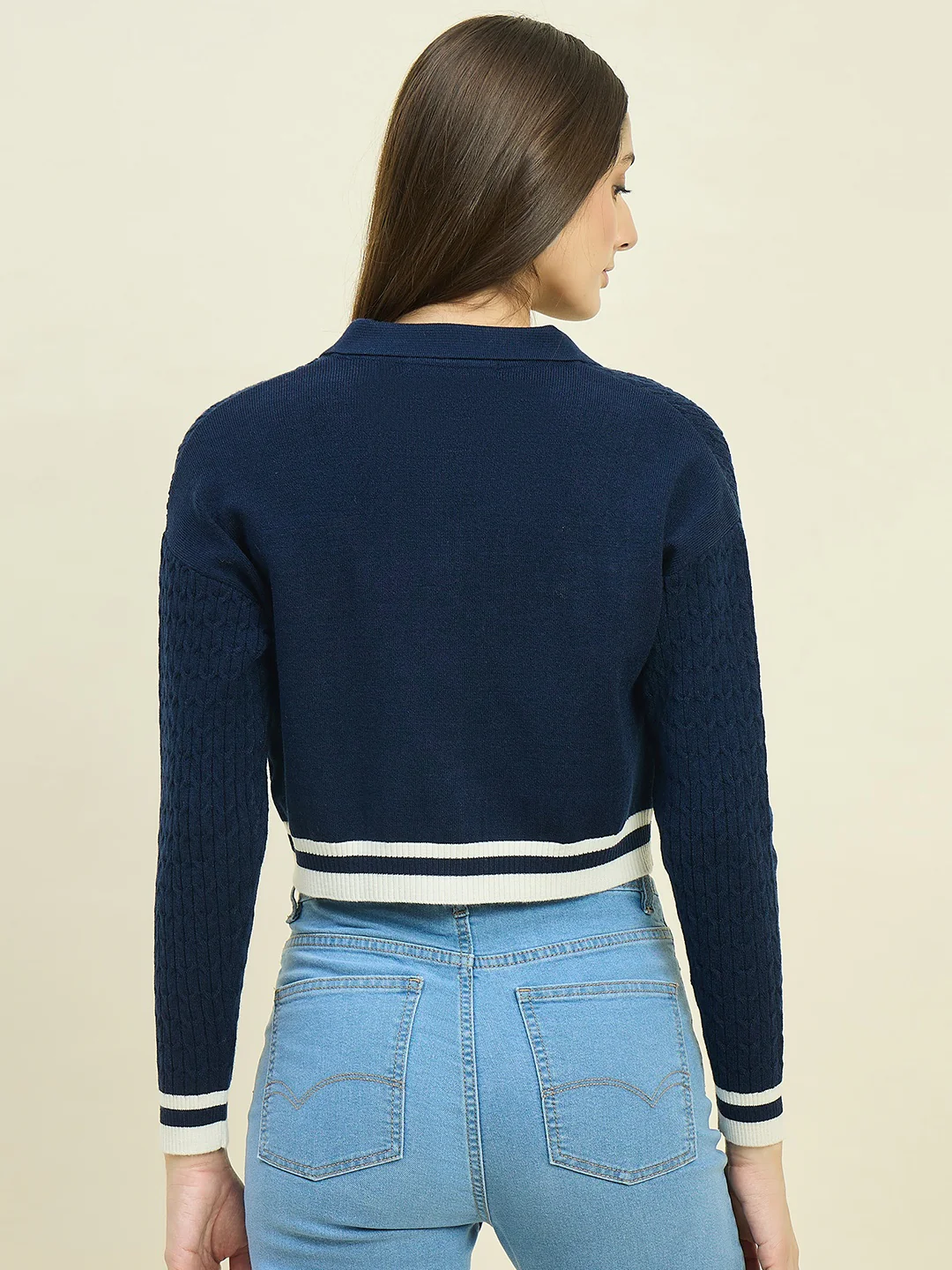 Madame Blue Knit Top - Image 6
