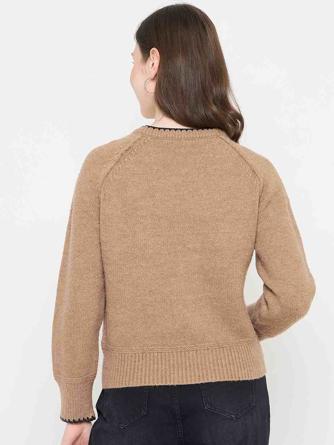 Madame Brown Crew Neck Sweater - Image 6