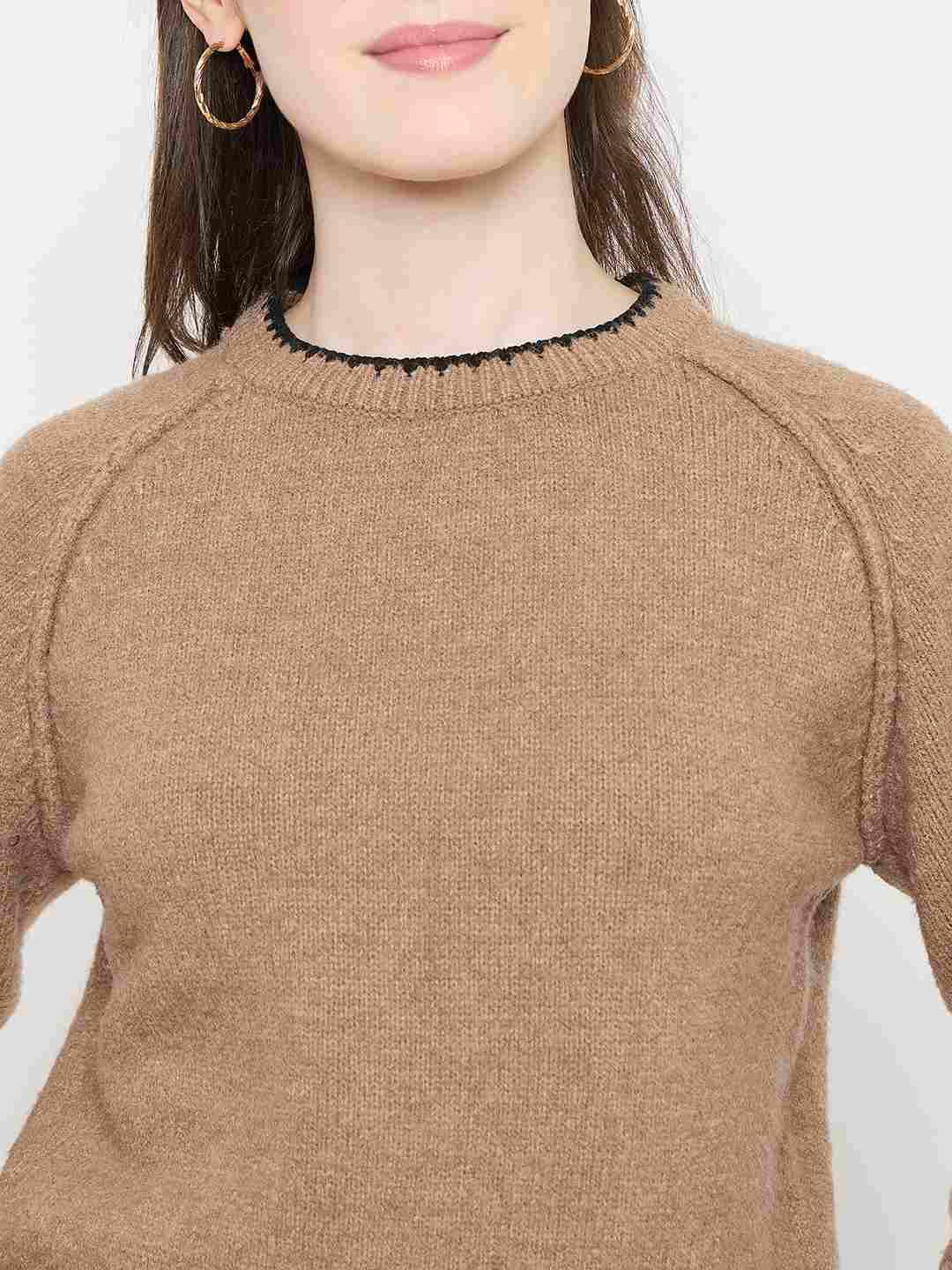 Madame Brown Crew Neck Sweater - Image 7
