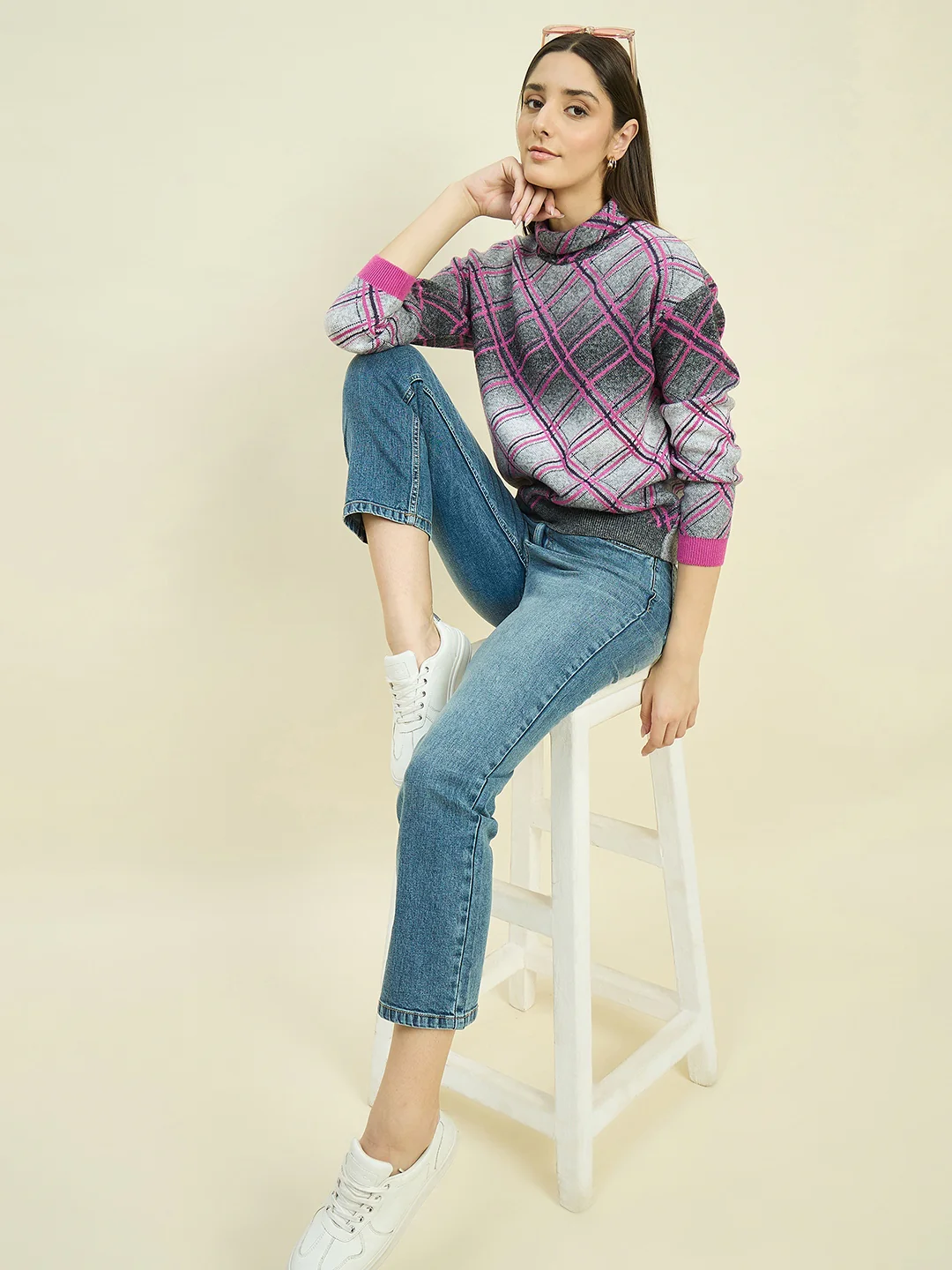 Madame Ombre Mock Neck Sweater - Image 2