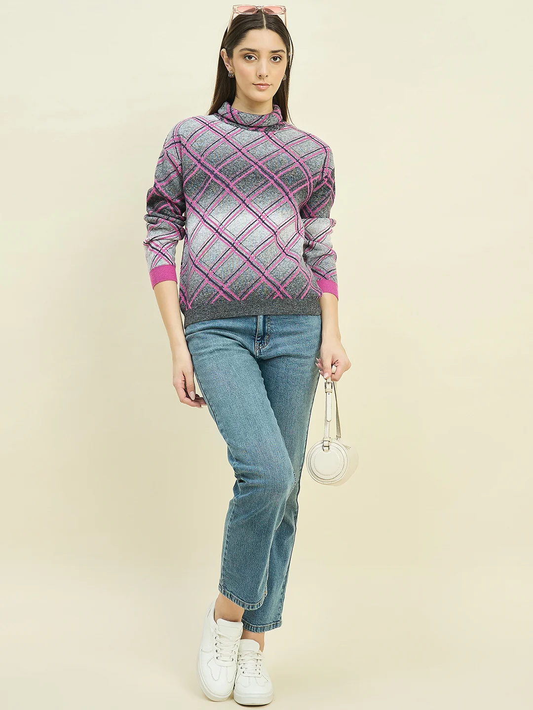 Madame Ombre Mock Neck Sweater - Image 3