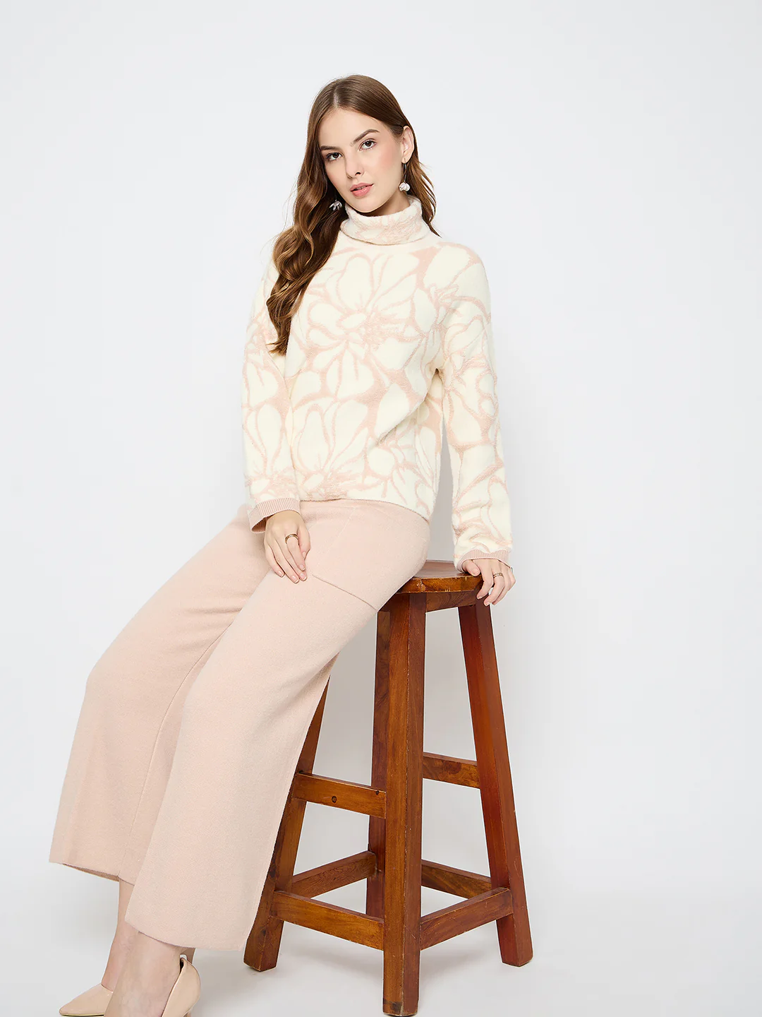 Madame Self Design Pink Co-ord Set