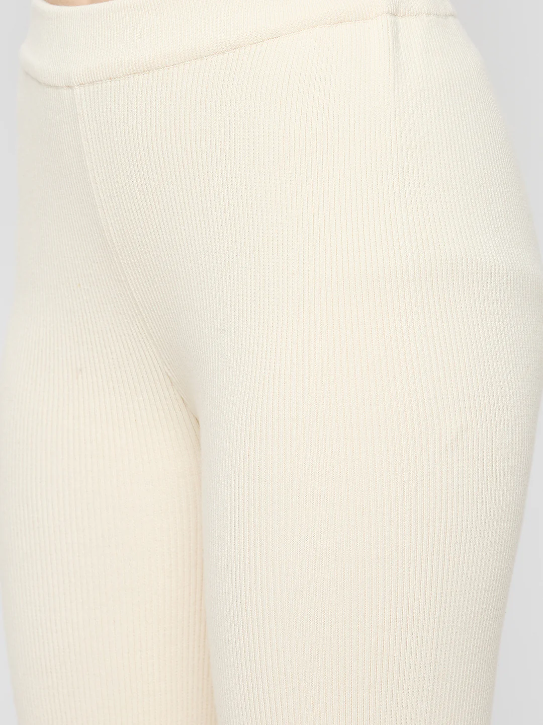 Madame Sleeveless Beige Cotton Co-ord Set - Image 7