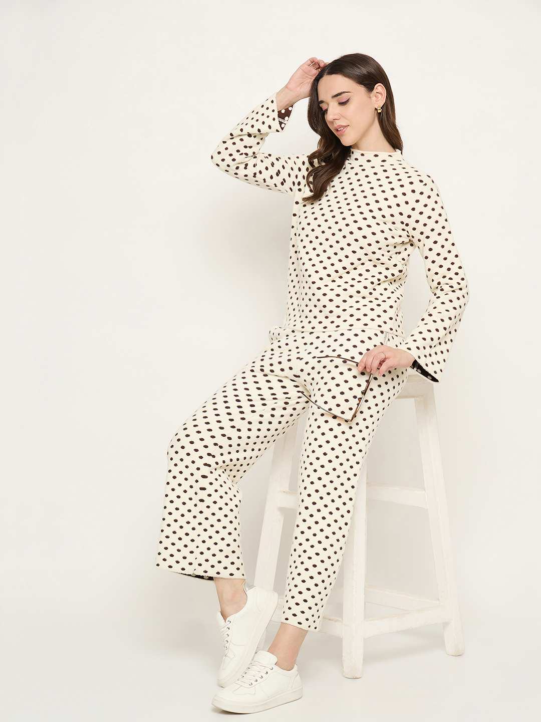 Madame Beige Knit Co-ord Set - Image 2