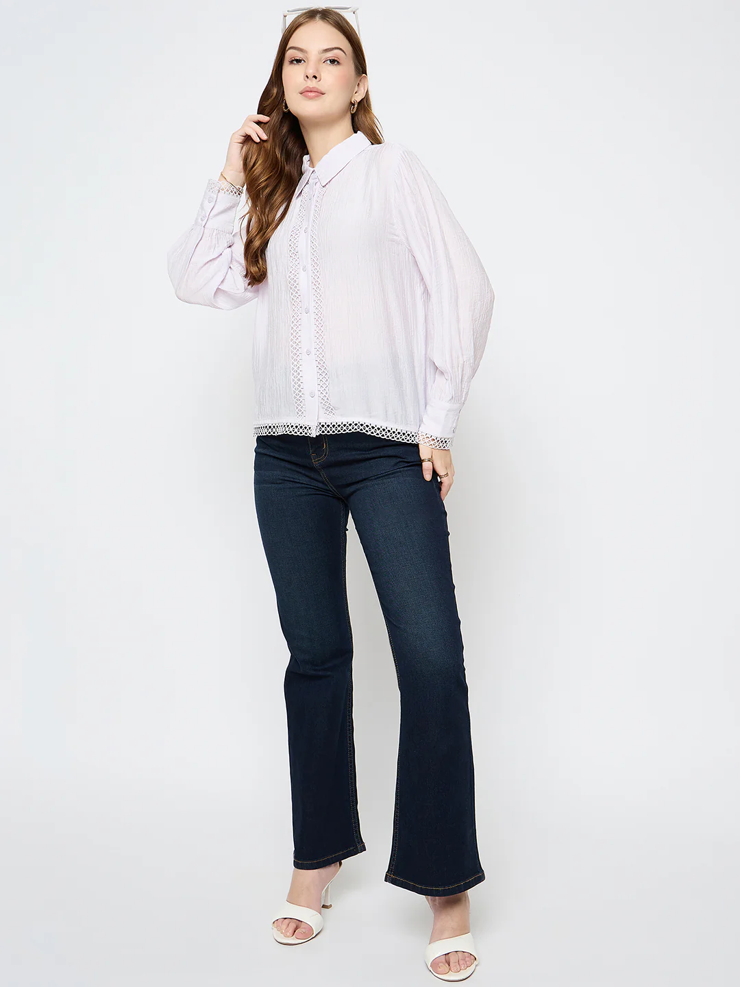 Madame Rayon Blend Lilac Shirt - Image 2