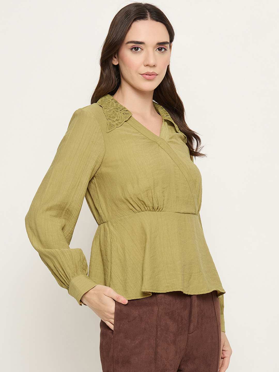 Madame Olive Rayon Blend Top - Image 4