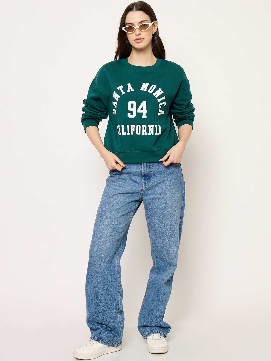 Madame Round Neck Printed Sweatshirt - Image 3