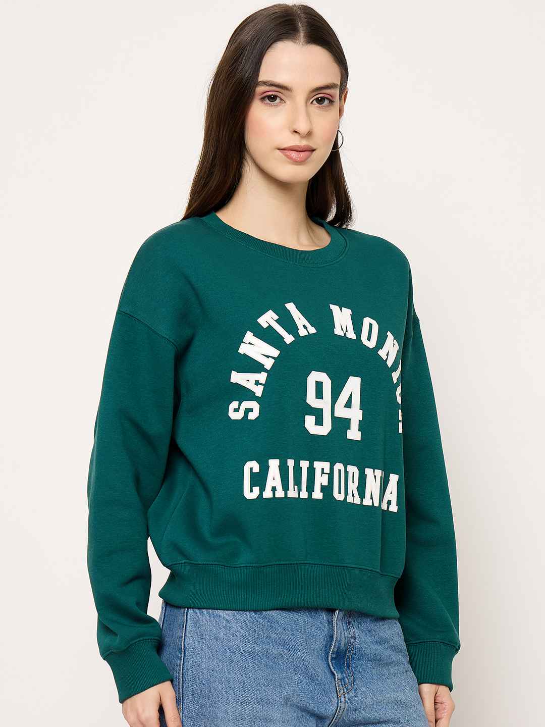 Madame Round Neck Printed Sweatshirt - Image 4