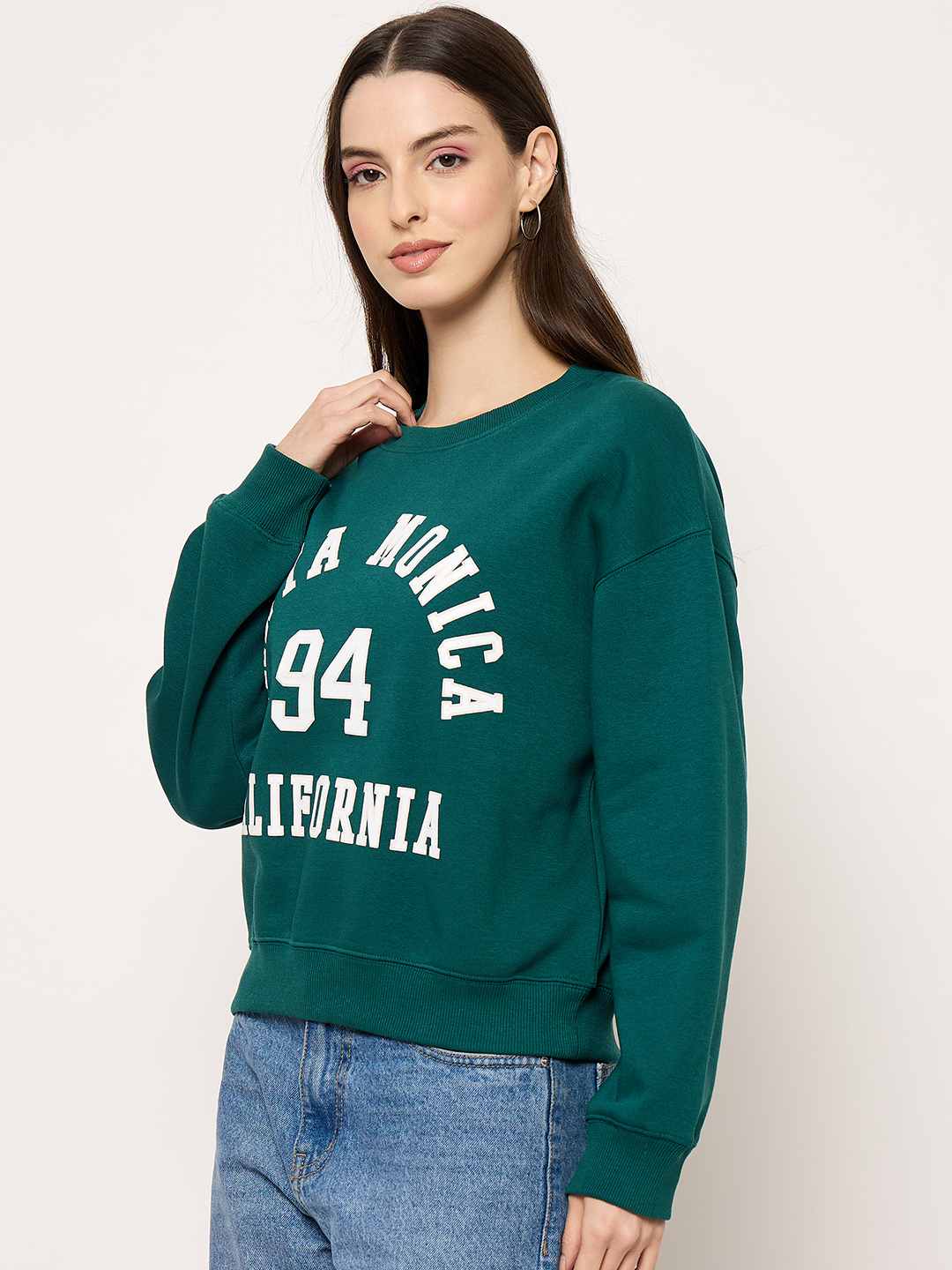 Madame Round Neck Printed Sweatshirt - Image 5